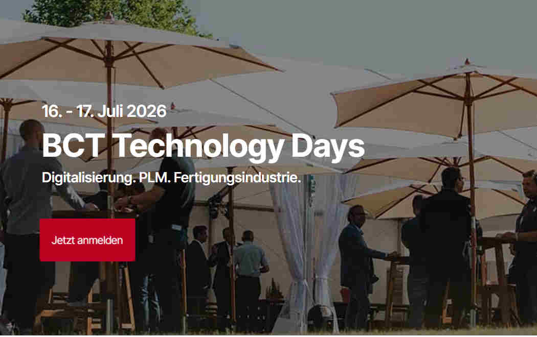 BCT Technology Days, 16. – 17. Juli 2026