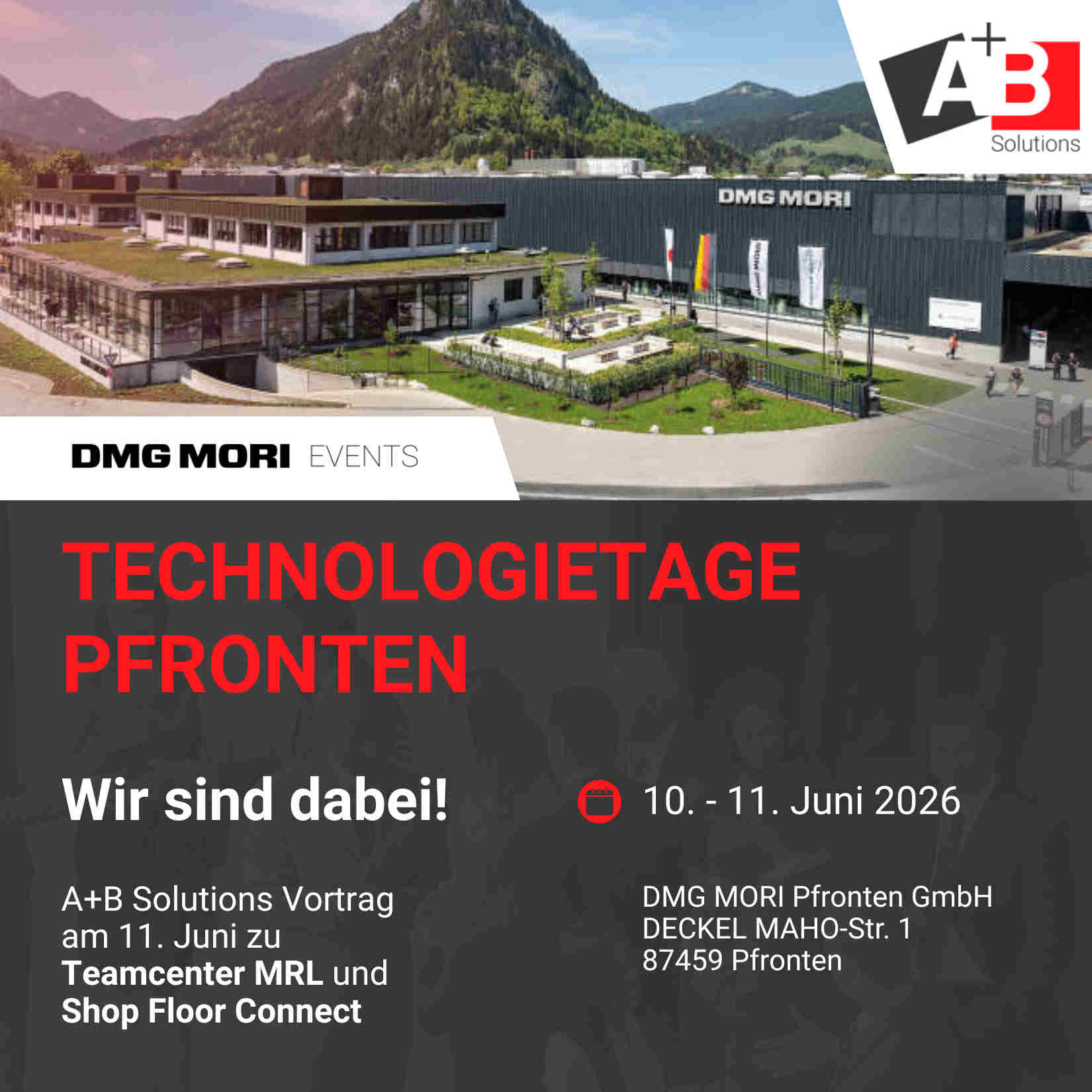 dmg mori Technologie-Tage dmg mori Technologie-Tage