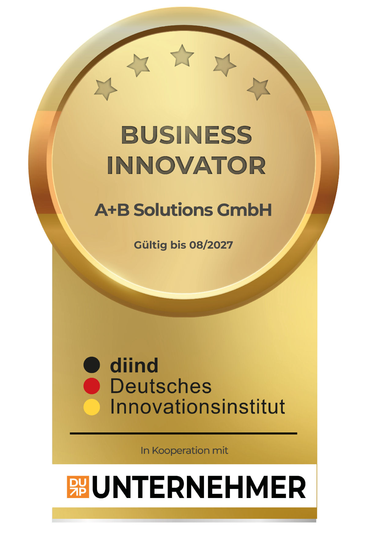 DIIND Siegel Business Innovator A+B Solutions DIIND_SIEGEL_Business_Innovator_A+B Solutions